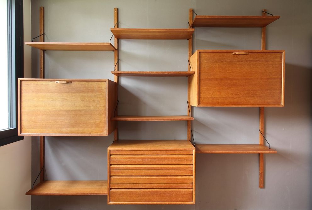 15 Collection Of Oak Wall Shelving Units 5160