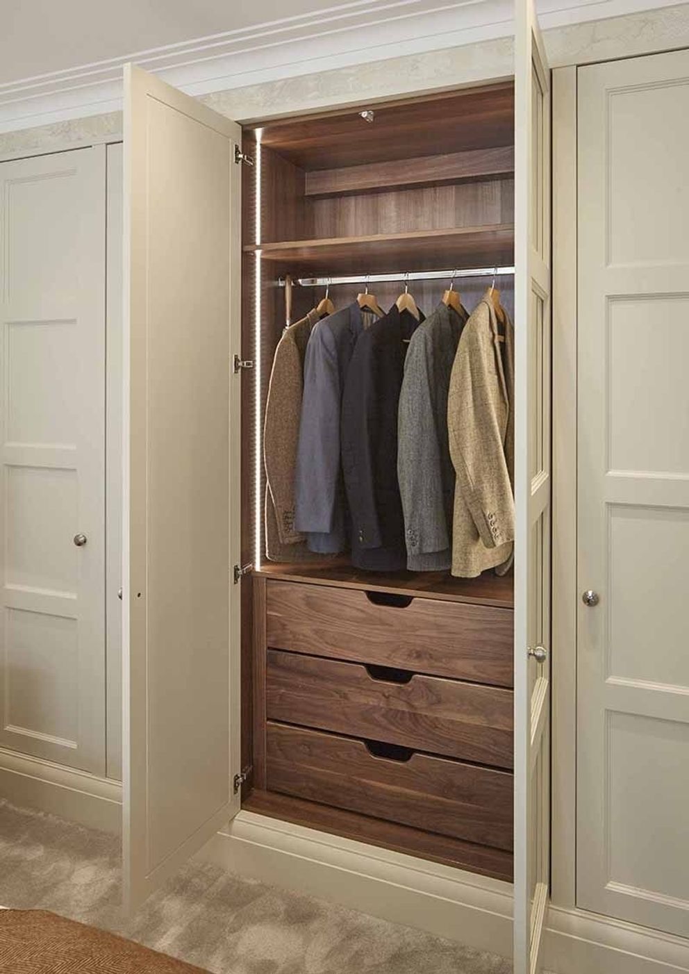 15 Collection Of Solid Wood Fitted Wardrobes 8554