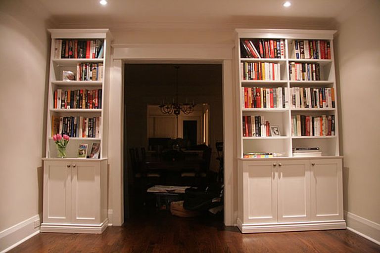 15 Photos White Library Bookcases