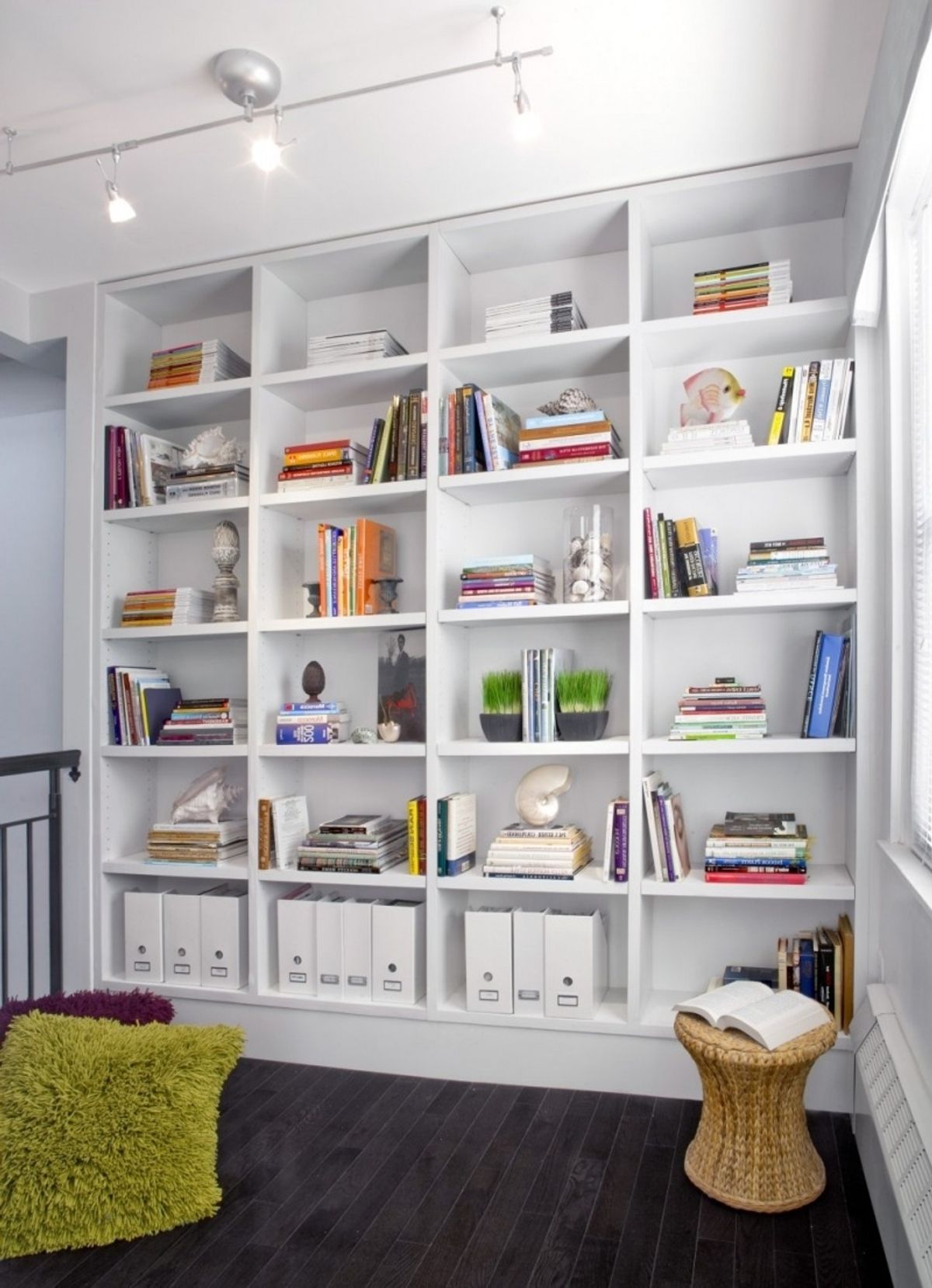 15 Photos White Library Bookcases