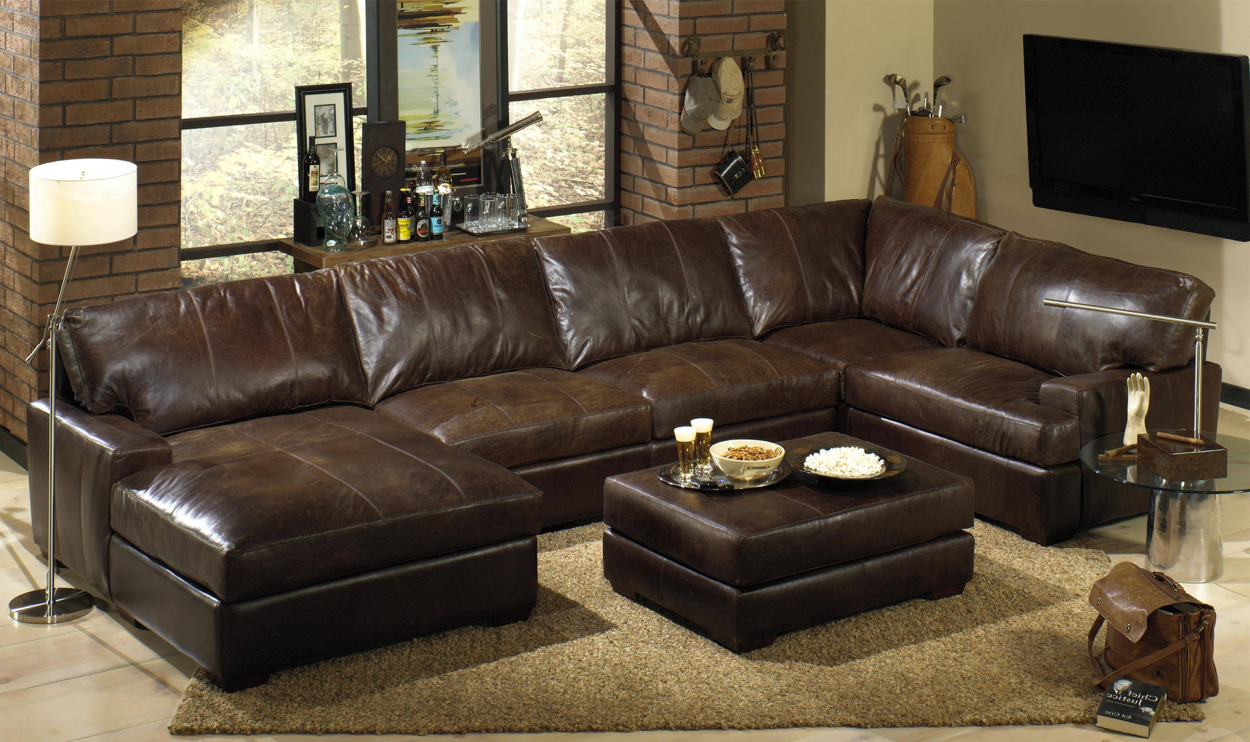 genuine leather sectional sofa for sale