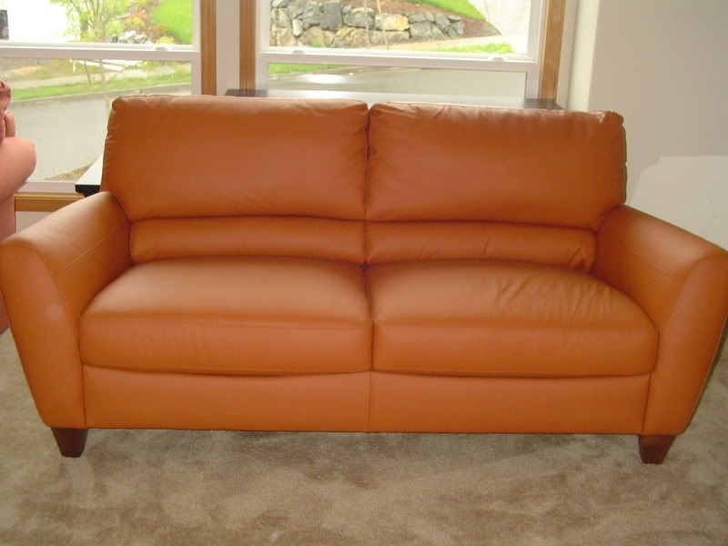 macys leather snow sofa