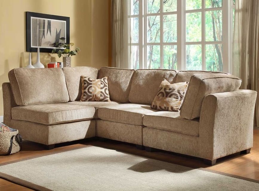 Small Modular Sectional Sofas With Regard To 2017 Sectional Sofa For Small Spaces 
