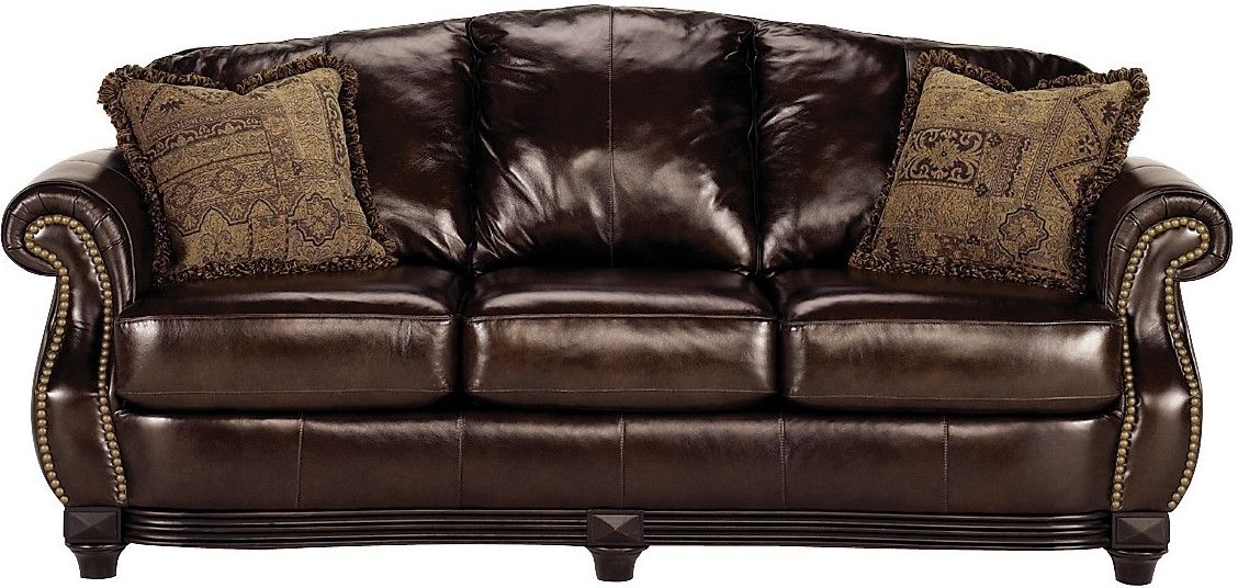 brick leather sofa sale