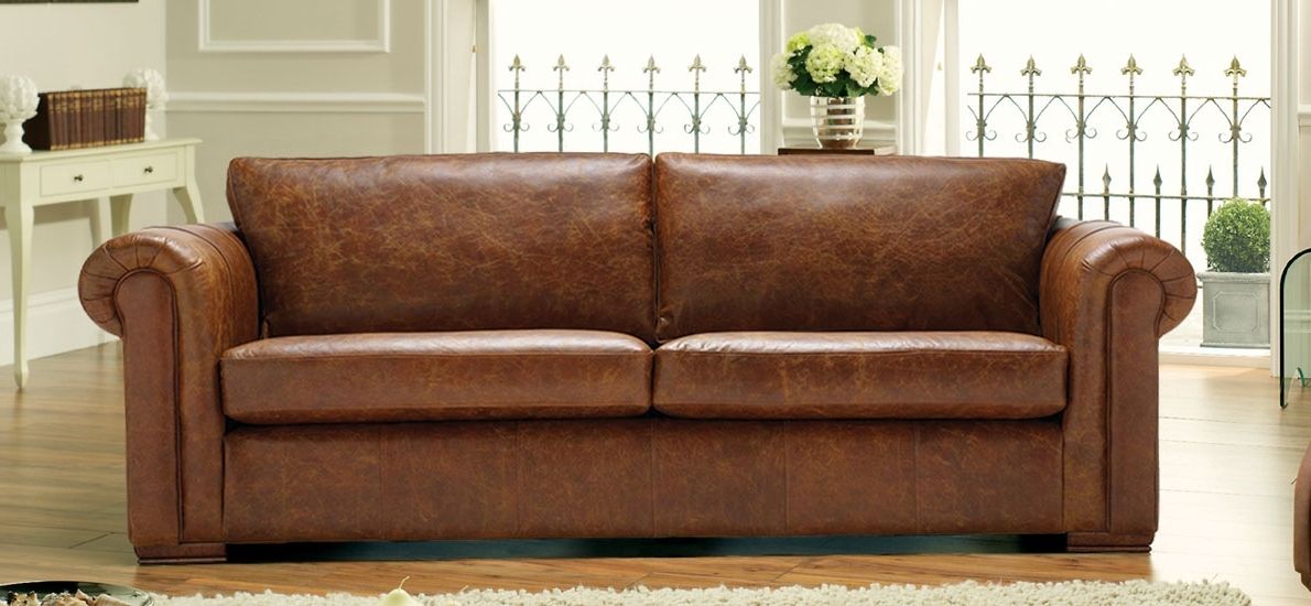 aspen all leather sofa