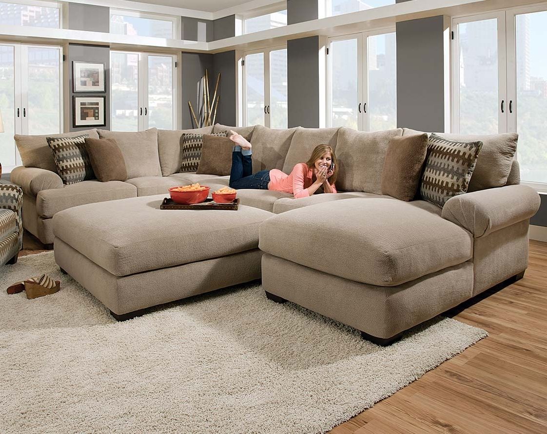 Sectional In Double Wide Living Room