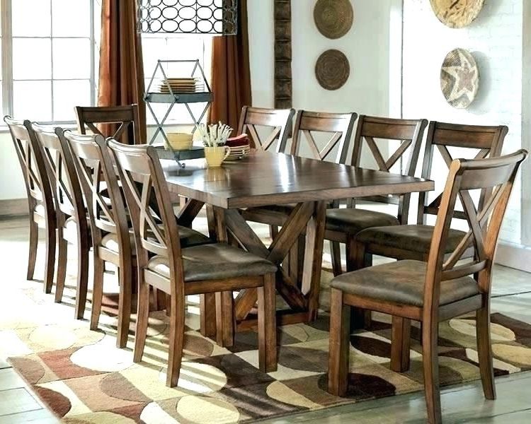 10 seat dining room table