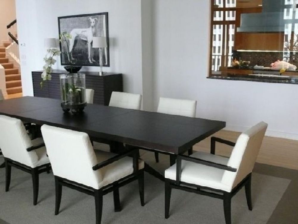 long thin dining room table