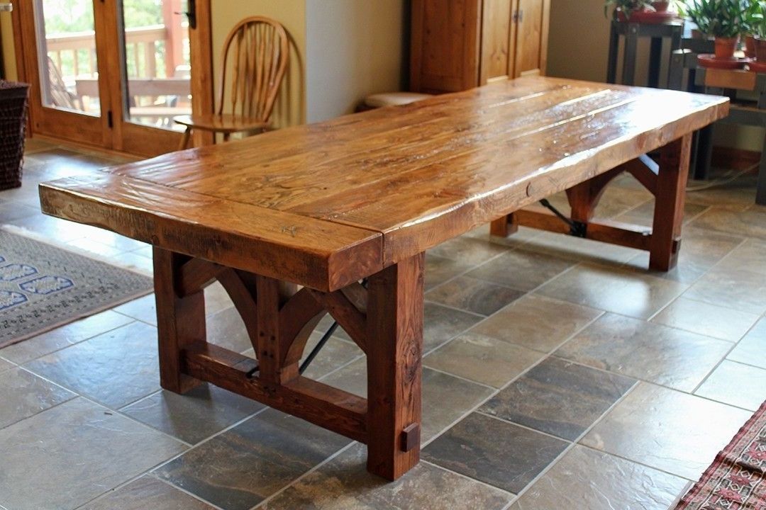 Adjustible Farm House Dining Room Table