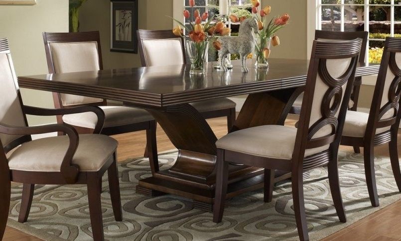 20 Best Collection Of Dark Wood Square Dining Tables