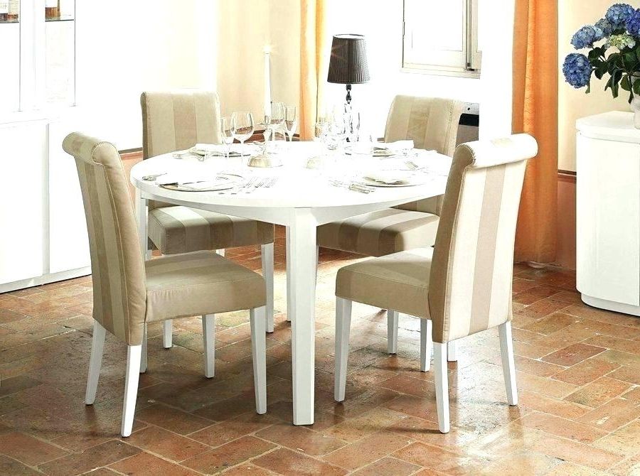 Round Extendable Dining Room Table Sets