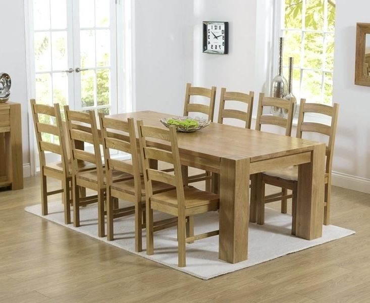 20 Inspirations Oak Dining Tables 8 Chairs