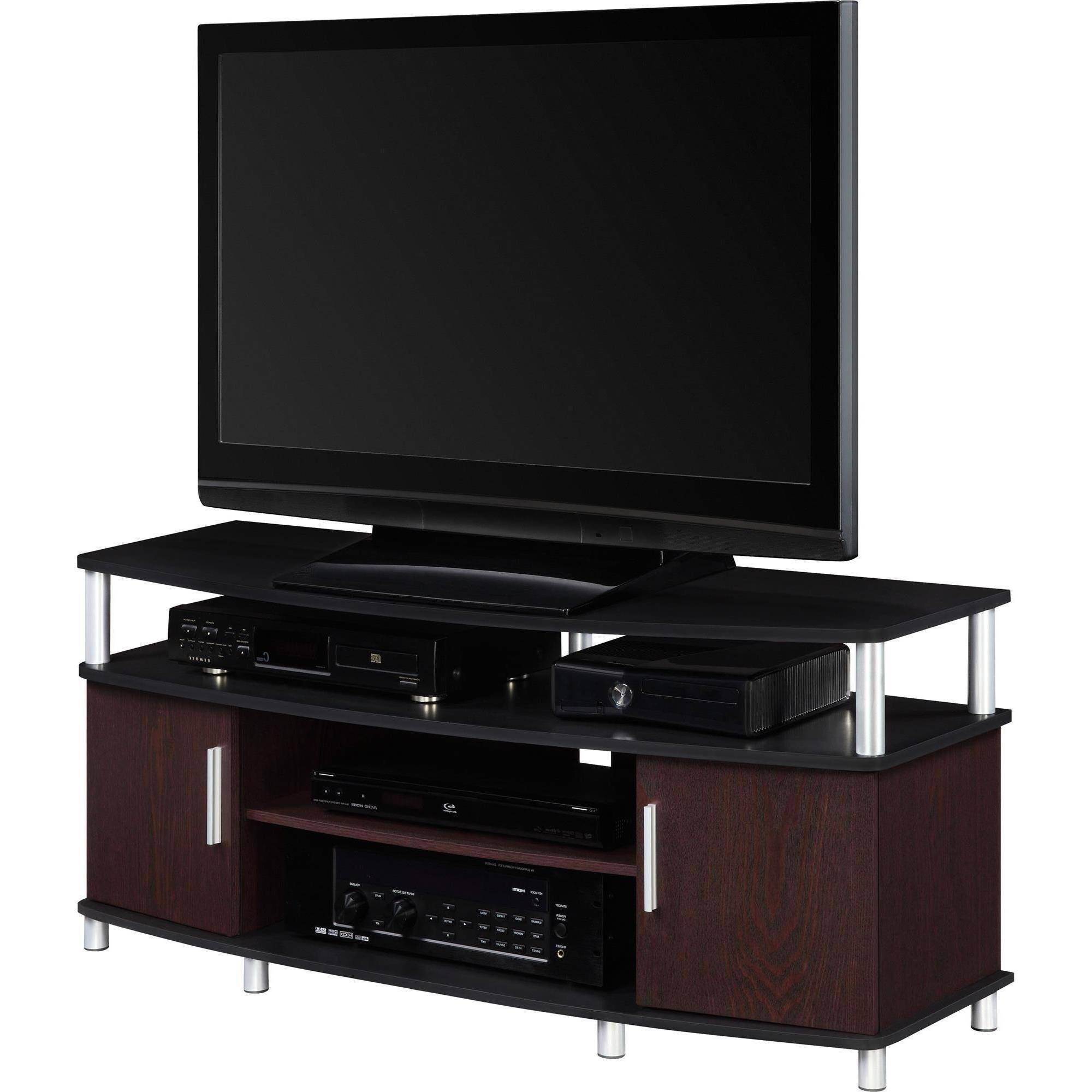 2018 Tv Stands For 43 Inch Tv With Regard To Carson Tv Stand For Tvs Up To 50 Multiple Finishes Walmart 
