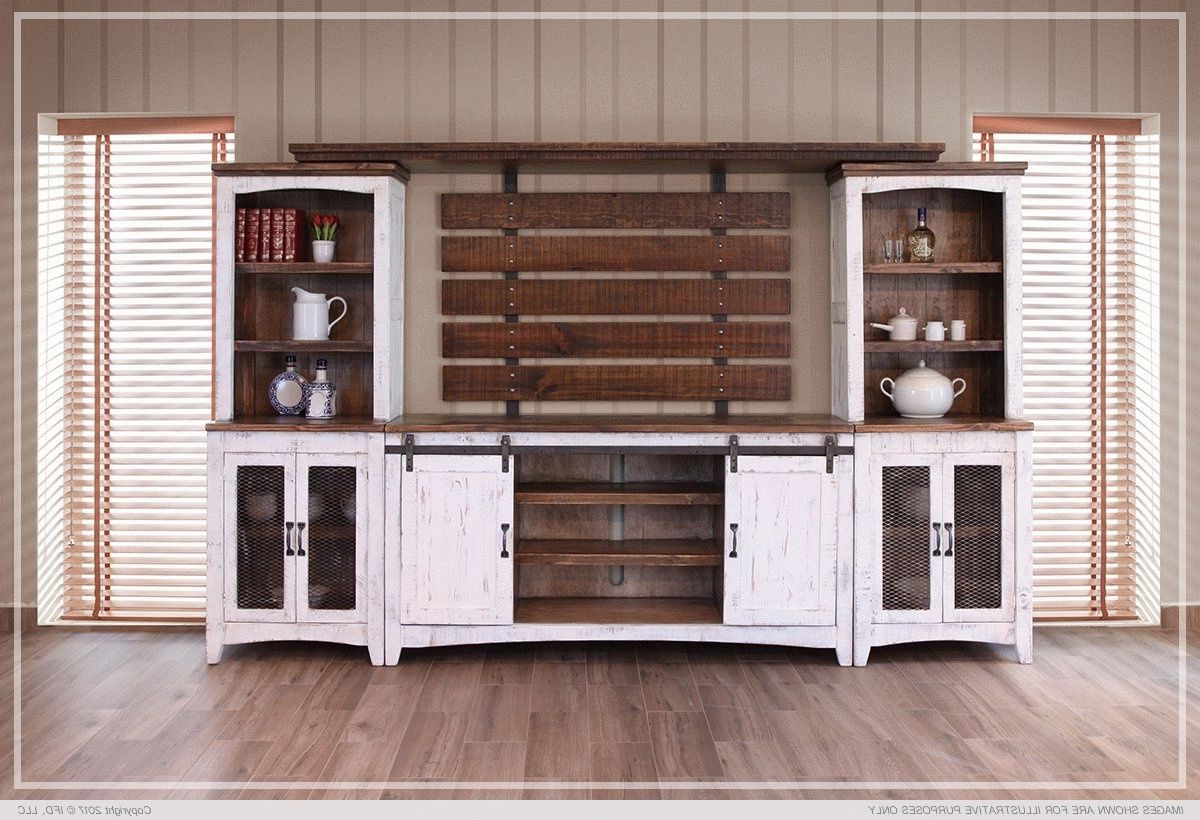 Top 10 Of Rustic Country Tv Stands In Weathered Pine Finish   White Entertainment Centerwhite Entertainment Wall Unit With Regard To Widely Used Rustic Country Tv Stands In Weathered Pine Finish 